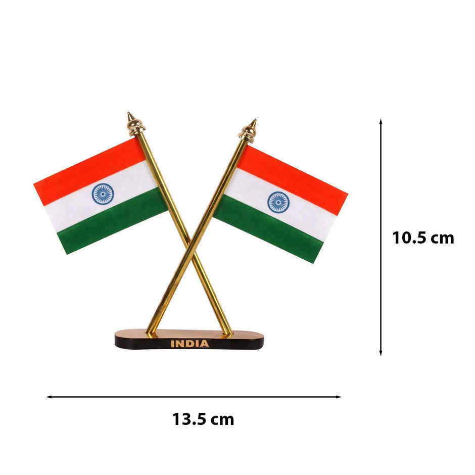 Indian Flag Table Cross | Bright Storey