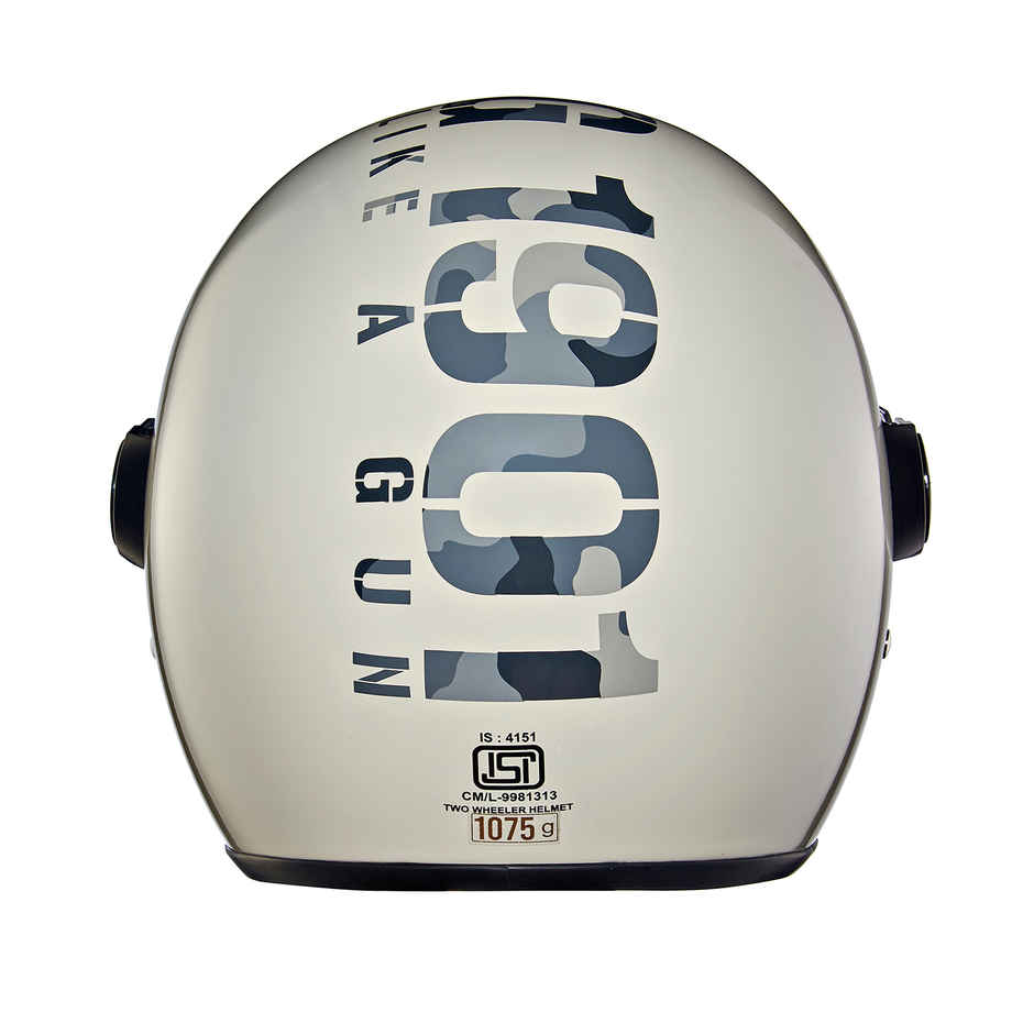 Royal Enfield Copter Camo Helmet | Gloss White | L | 58 cm