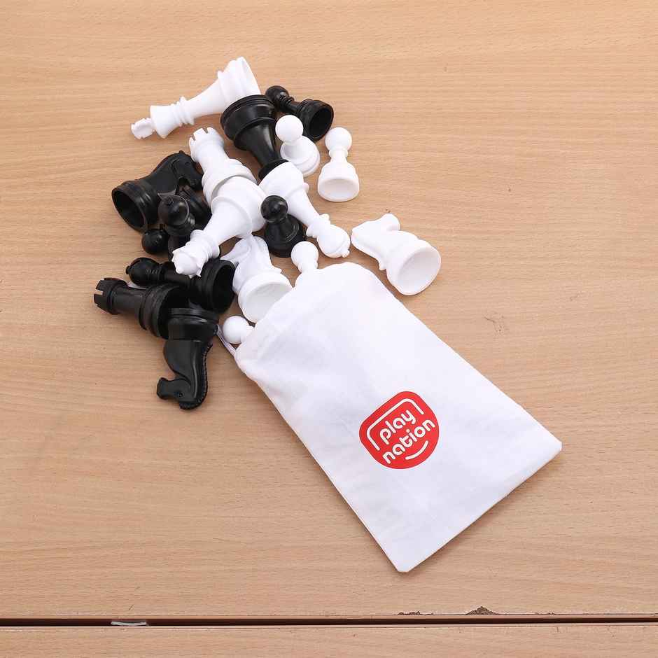 Play Nation Chess Royale Board Game - Black & White