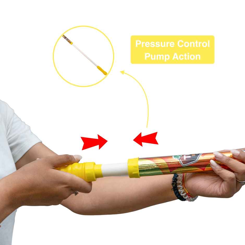 Tota Holi Water Pipe Pichkari | Assorted (Color and Print May Vary)