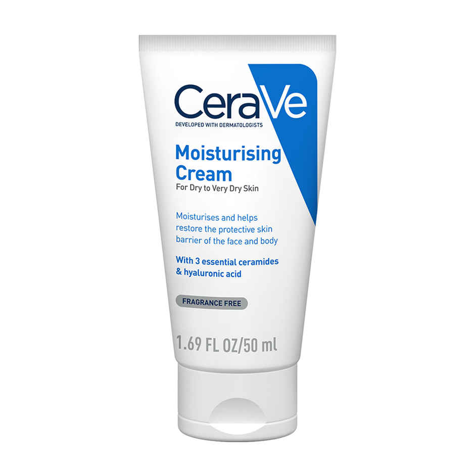 CeraVe Moisturizer Cream For Dry Skin Barrier Repair With Ceramides & Hyaluronic Acid