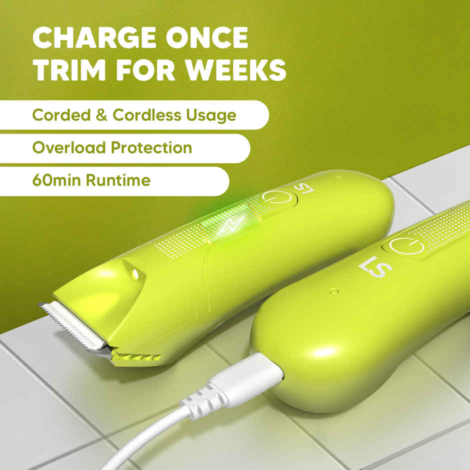 LetsShave Evior Bikini Trimmer for Women | Skin Safe Ceramic Blades | for Private Area & Bikini Line