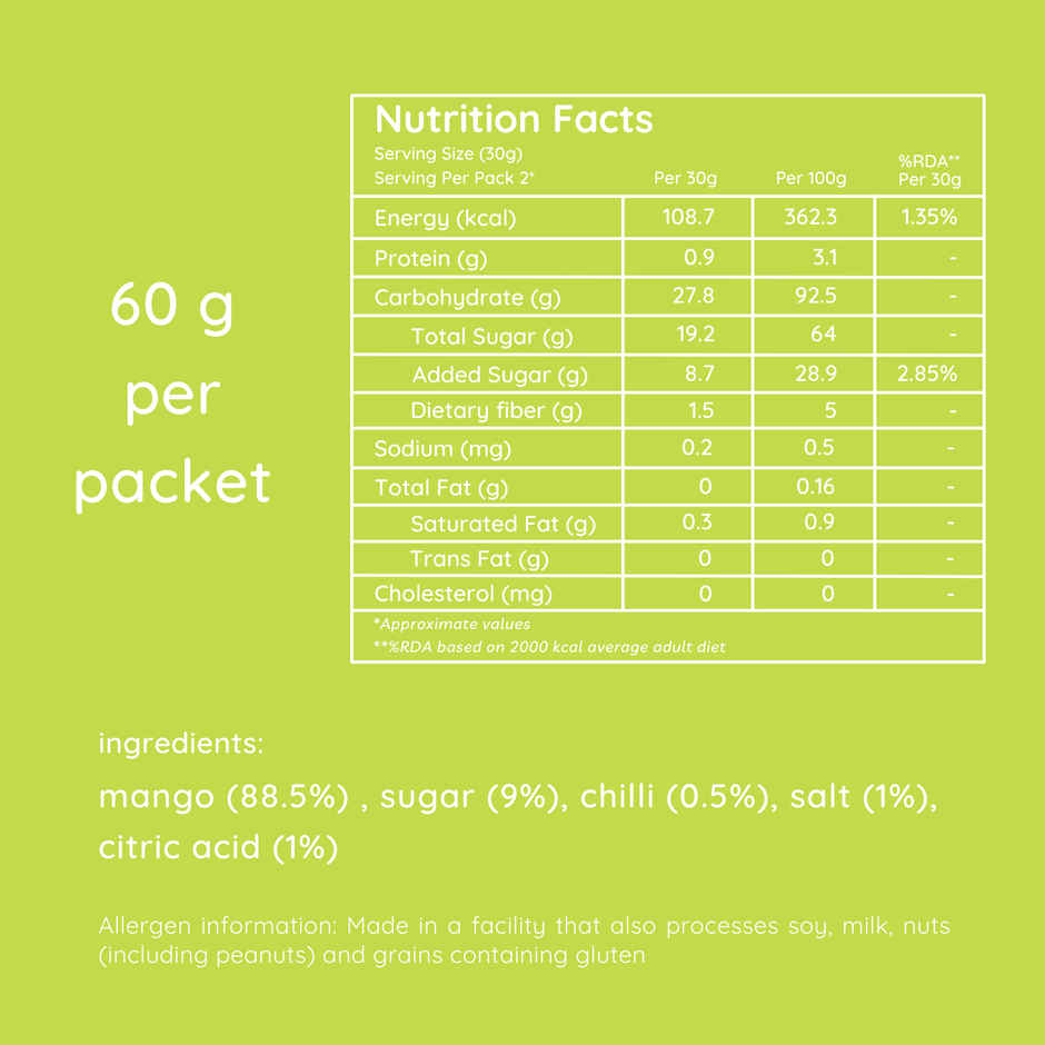 Natch Mango Slices - Chilli