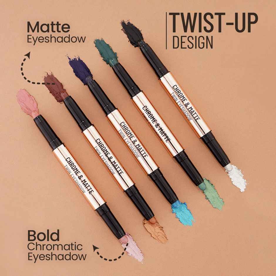 Swiss Beauty Chrome & Matte Twin Eyeshadow | 04 Autumn Break