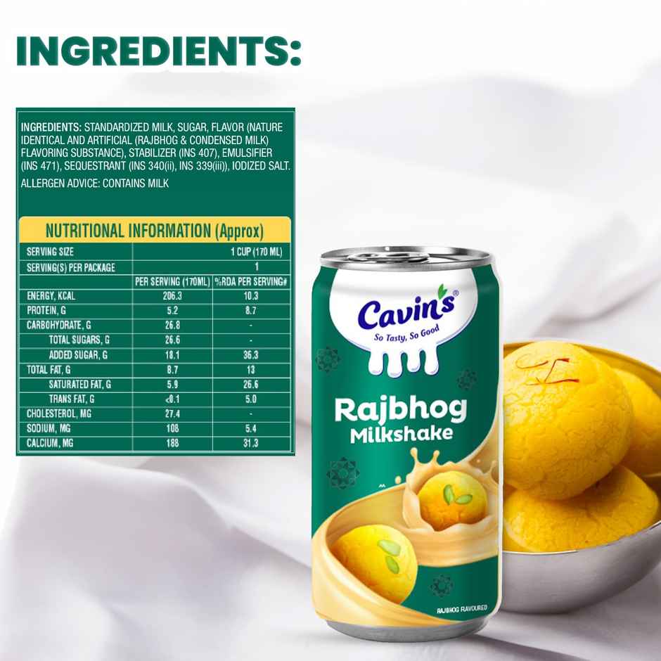 Cavin's - Premium Milk Shake Rajbog 