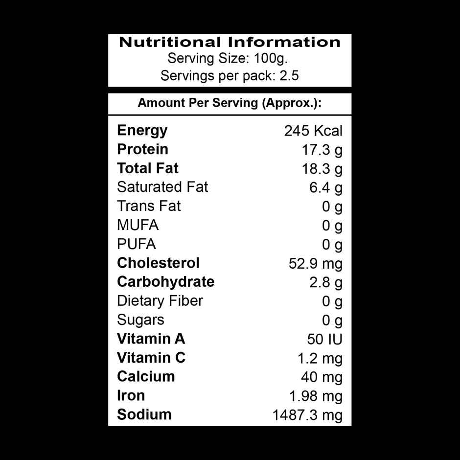 Uro Pork Smoked Back Bacon Sliced Imported 250G