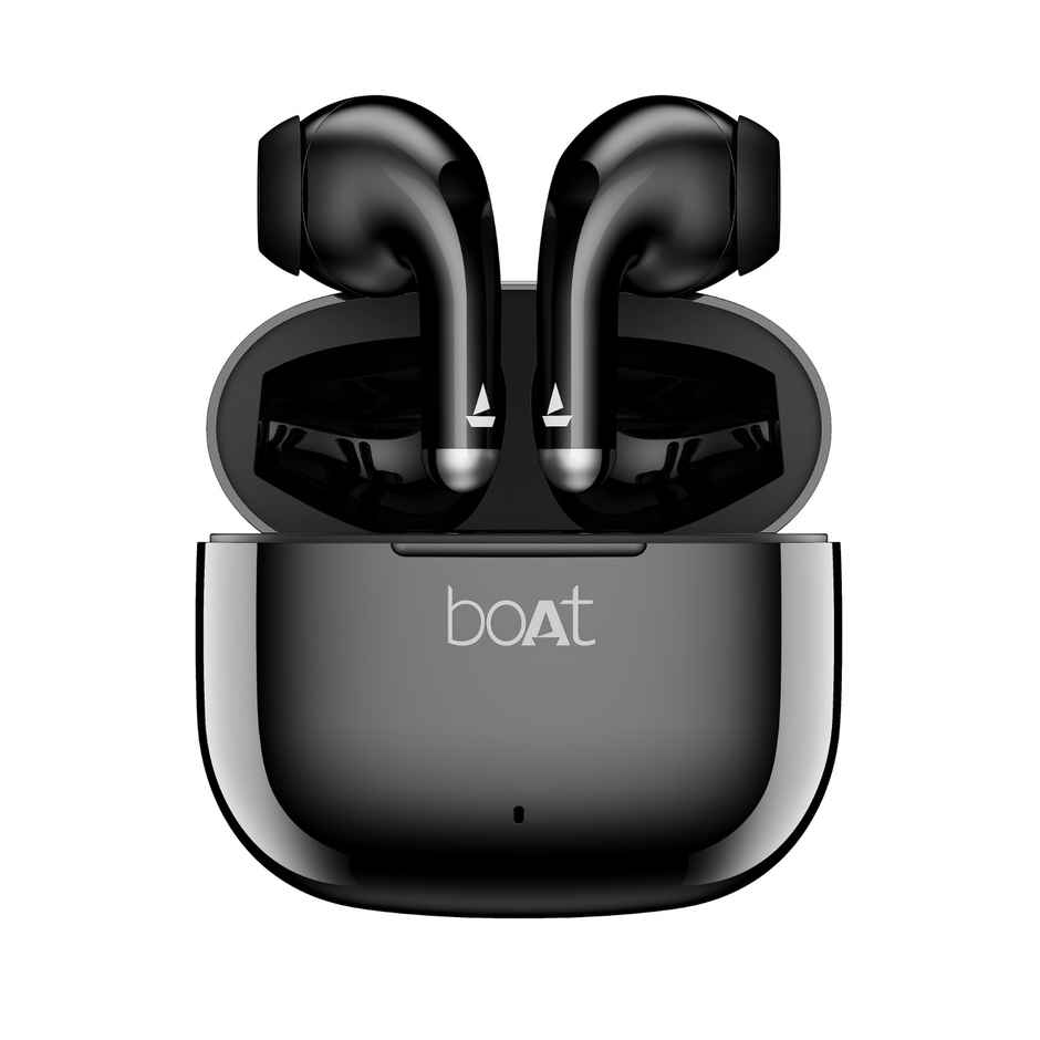 boAt Airdopes 101v2 TWS Earbuds with 35H Playtime | 13 mm Drivers | 2 Mics | Pitch Black