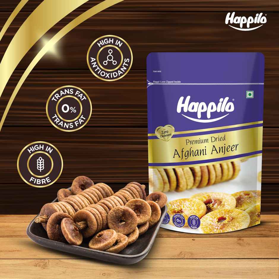 Happilo Premium Afghani Dried Anjeer|Dried Figs|Dry Fruits