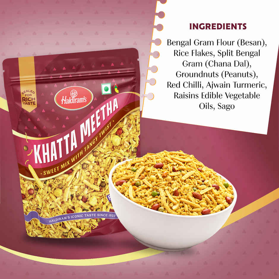 Haldiram's Khatta Meetha | Savory Snack