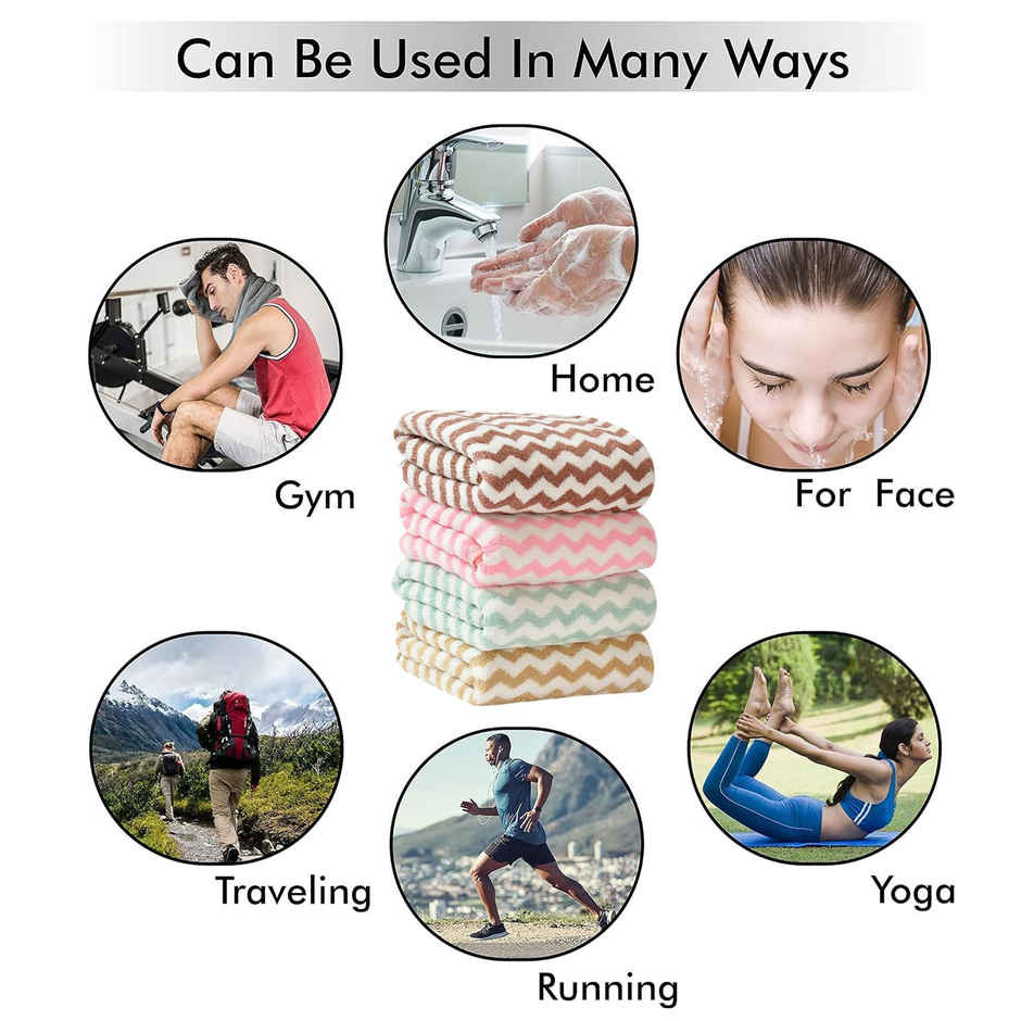 Status Jacquard Face Towel | 30 x 30 Cm (Colour May Vary)