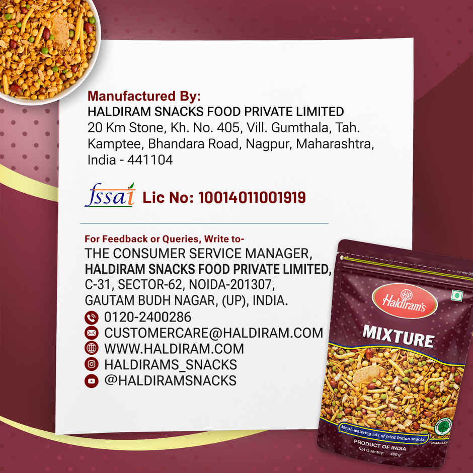 Haldiram's Mixture Combo