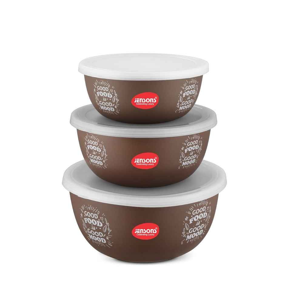 Jenson Flora Container Set | Brown & White