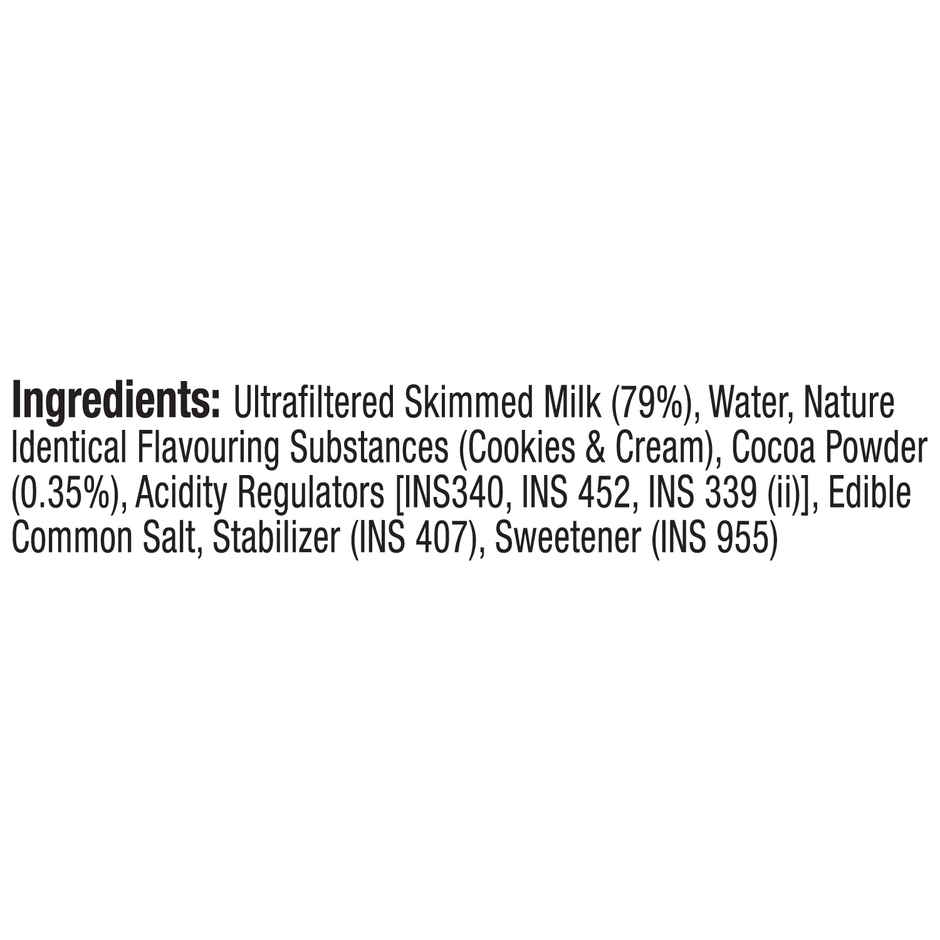 Epigamia Turbo Cookies And Cream Protein Milkshake