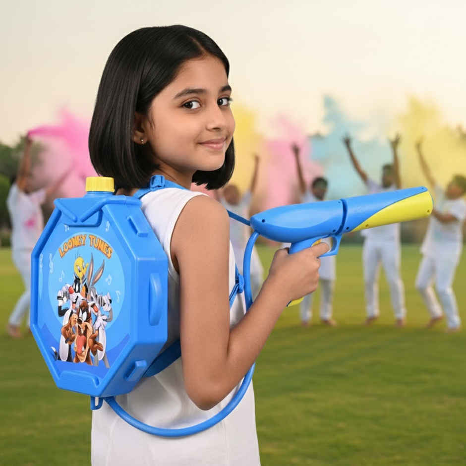 Looney Tunes Holi Water Tank Pichkari | 2.25 L | Tomuncle
