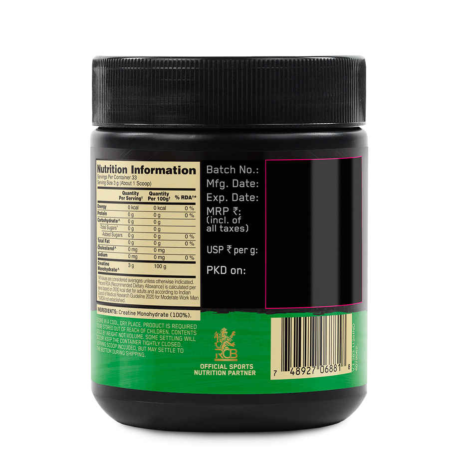 Optimum Nutrition Micronised Creatine Powder Unflavored