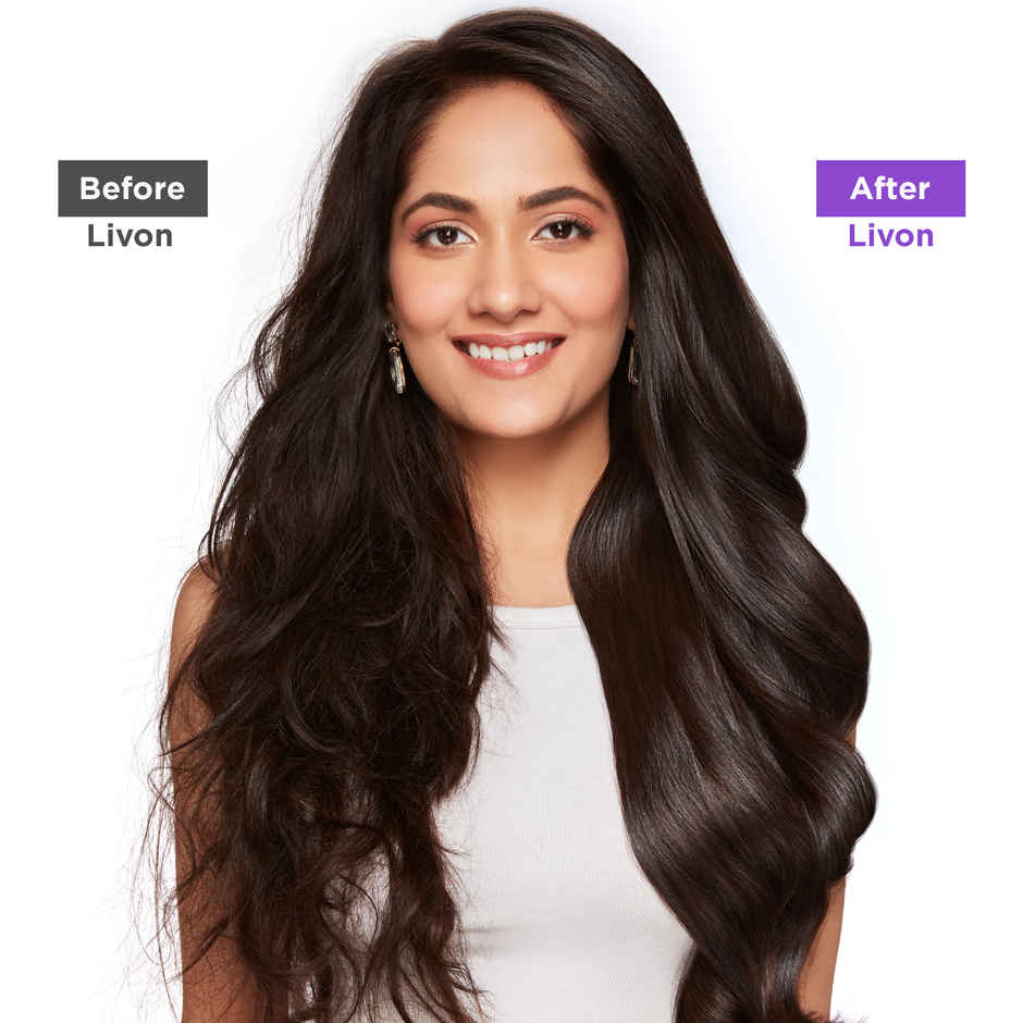 Livon Serum For Dry & Rough Hair For 24 Hour Frizz-Free Smoothness