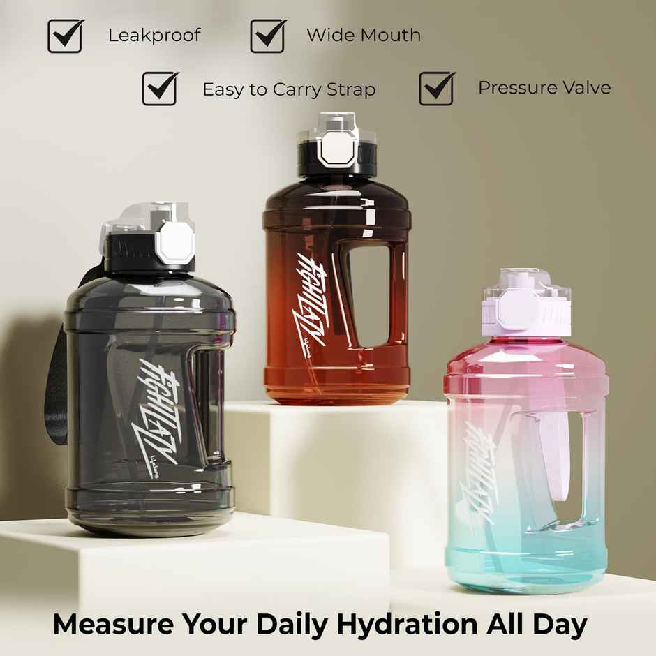 Lifelong Gallon Water Bottle for Gym | Purple | 1.6 L