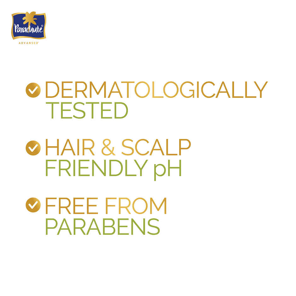 Parachute Advansed Ultra Shine Protein Shampoo | Coconut Milk & Amla | Up to 48hr Shine
