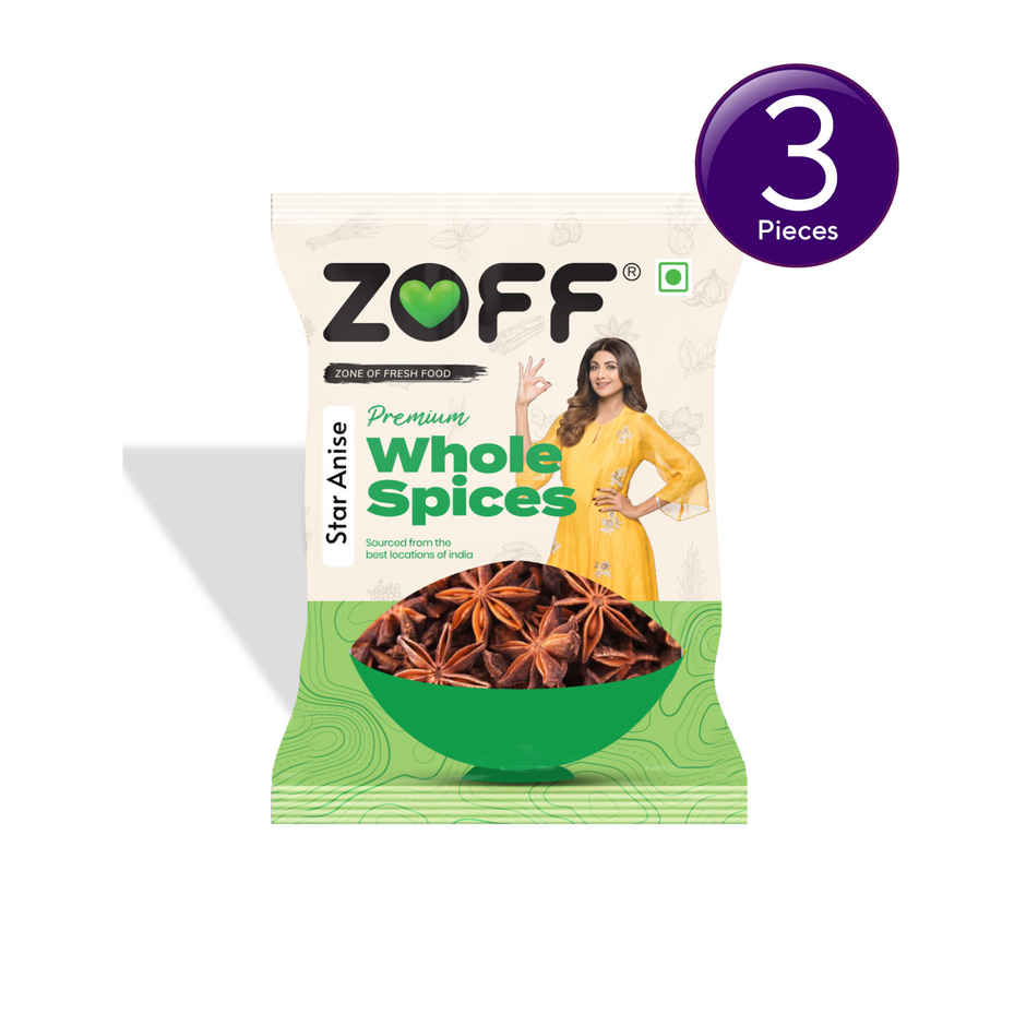 ZOFF Star Anise Whole - Chakri Phool Combo 