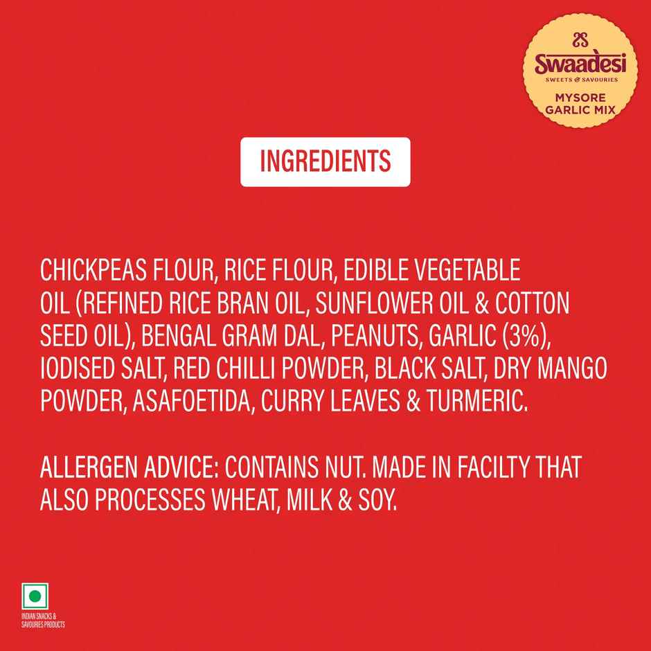 UNIBIC Mysore Garlic Mixture Namkeen | No Palm Oil
