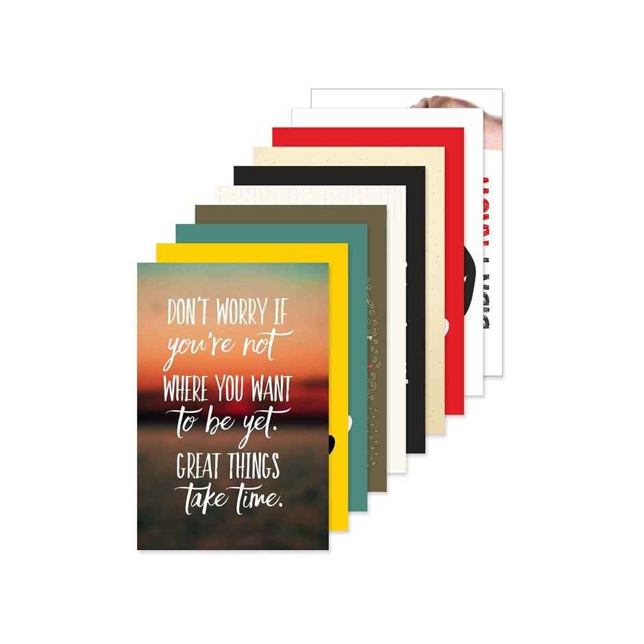 Paper Plane Design Wall Posters For Office Decor | Set of 10 | Size | 12 Inch x 18 Inch | D66