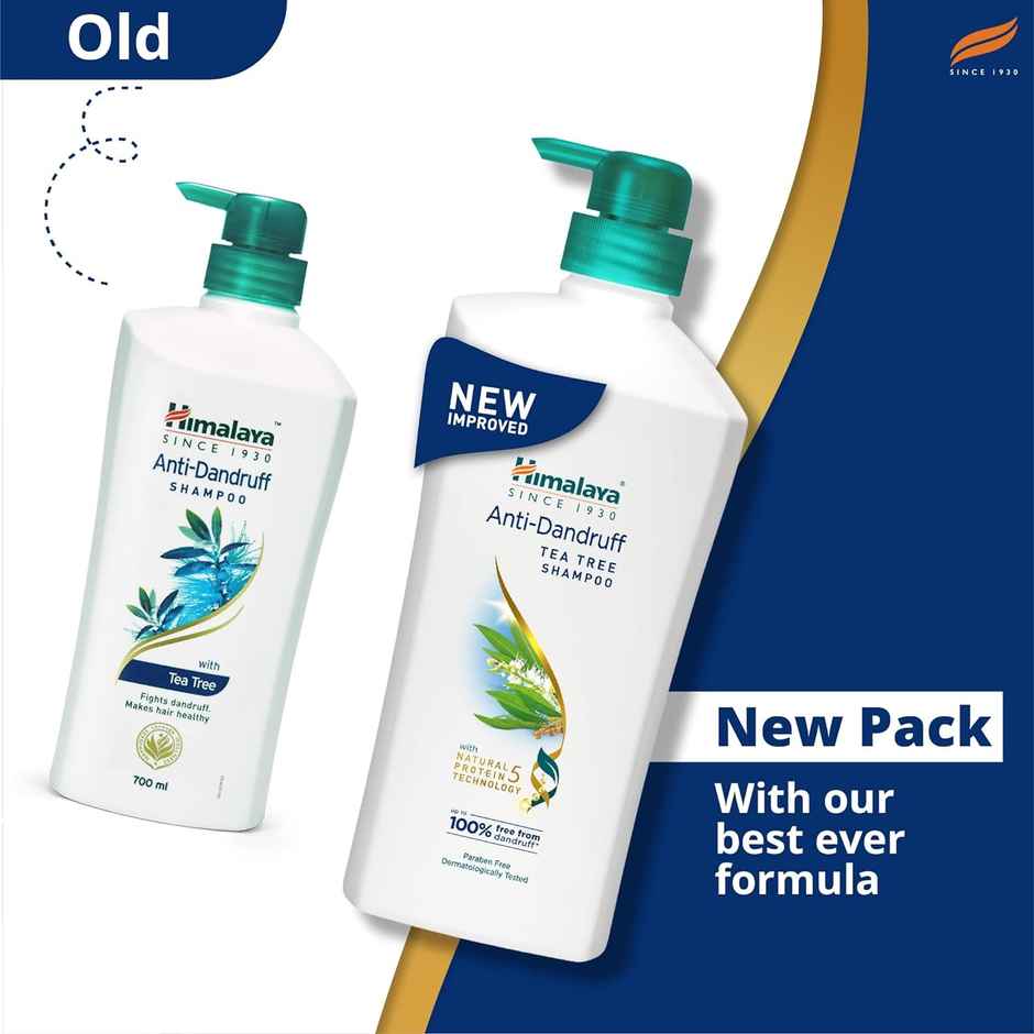 Himalaya Anti Dandruff Shampoo With Tea Tree Removes Dandruff & Soothes Sclap