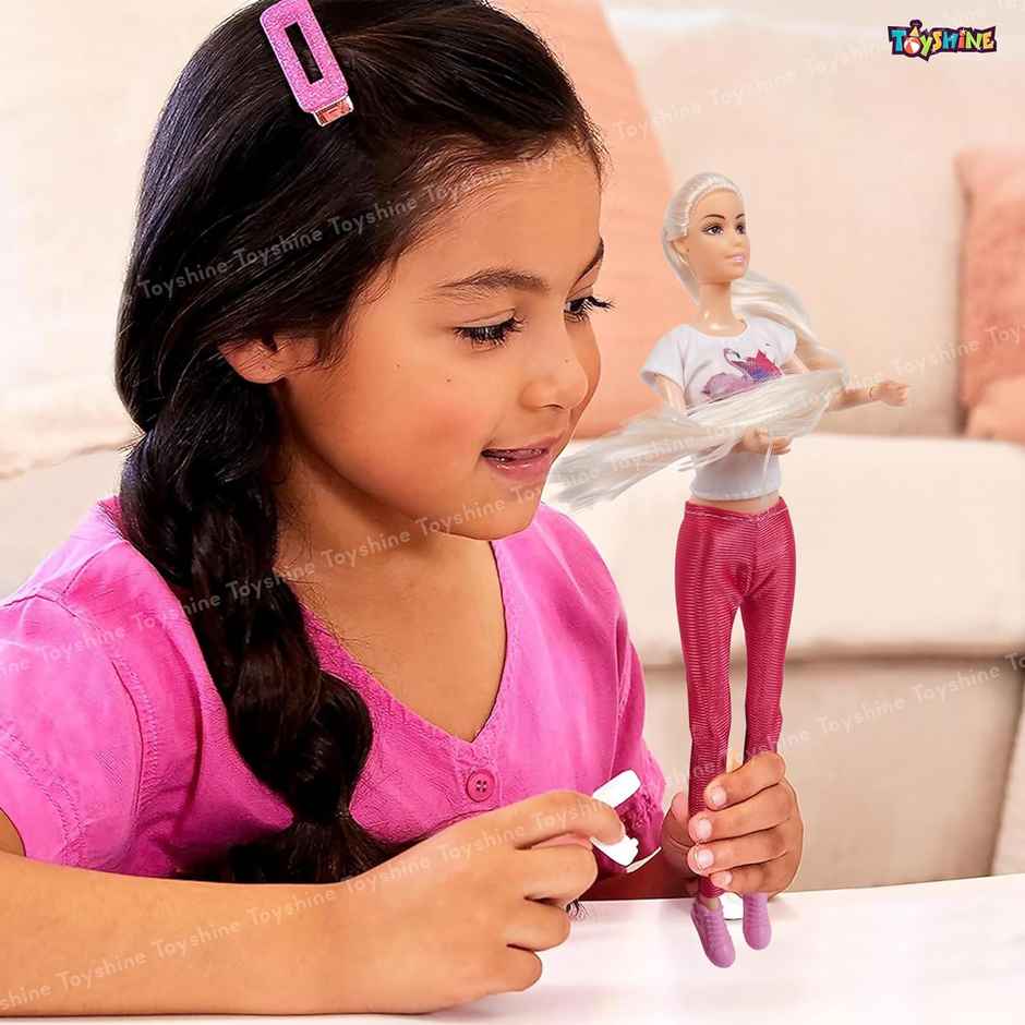 Toyshine Alia Doll With Ice Cream Pretend Play Set For Age 3+ Fun Roll Play Toy Set - Assorted