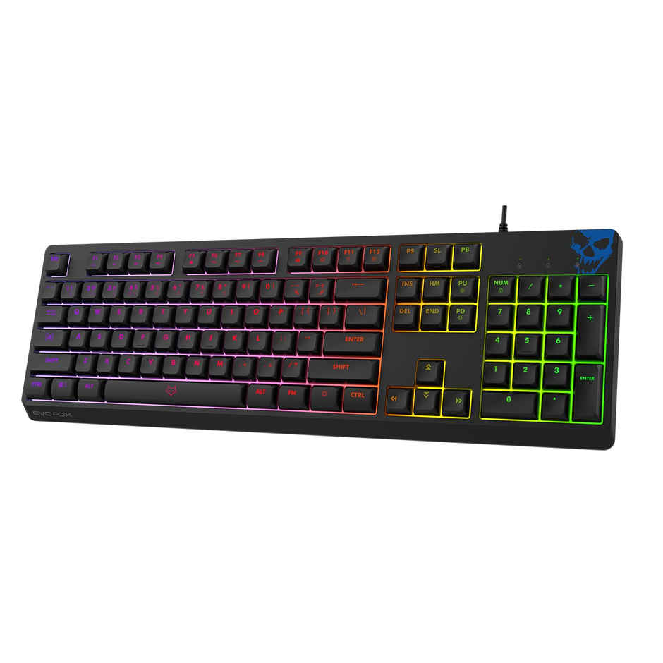 EvoFox Deathray RGB Gaming Keyboard - Black