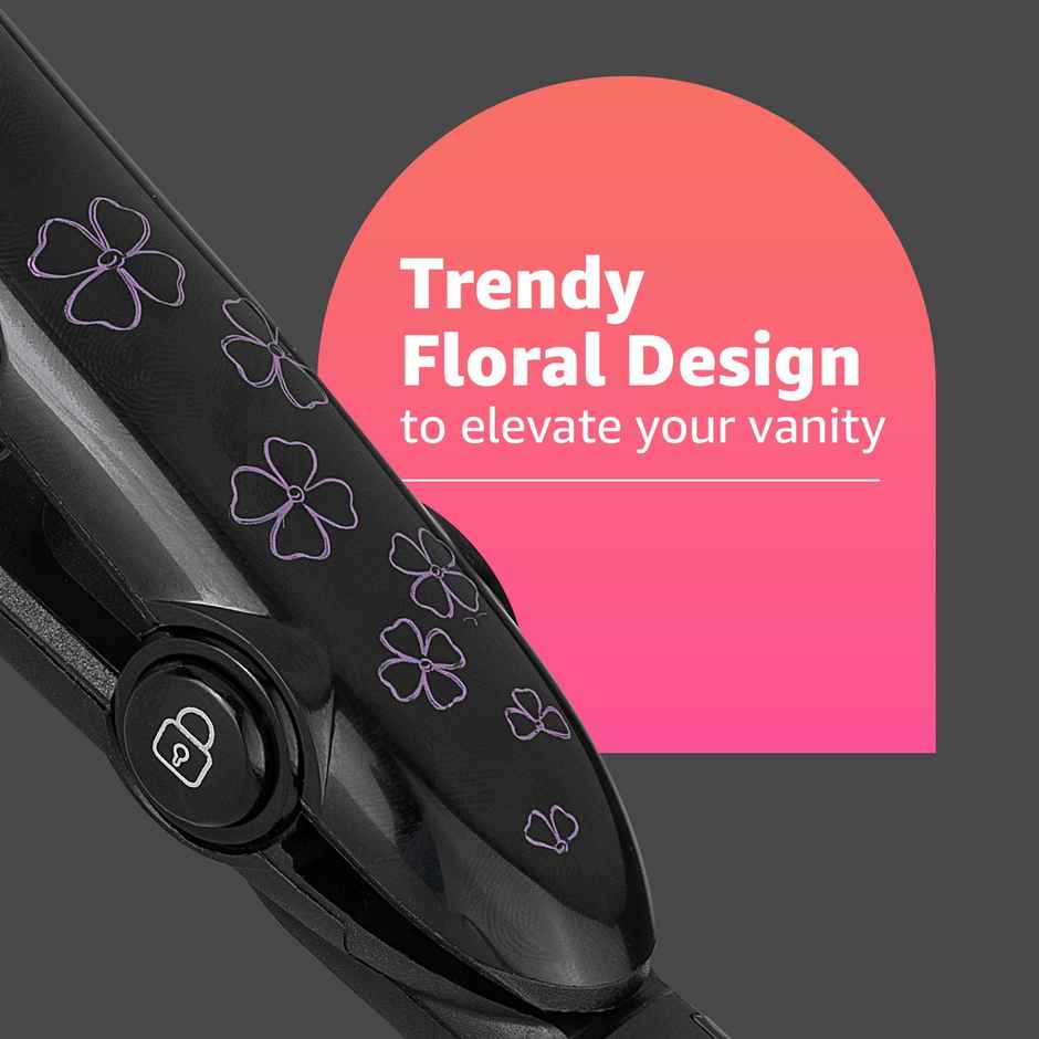 Vega Adore Hair Straightener for Women with Ceramic Plates & Fast Heat, 1 Year Warranty, (VHSH-18)