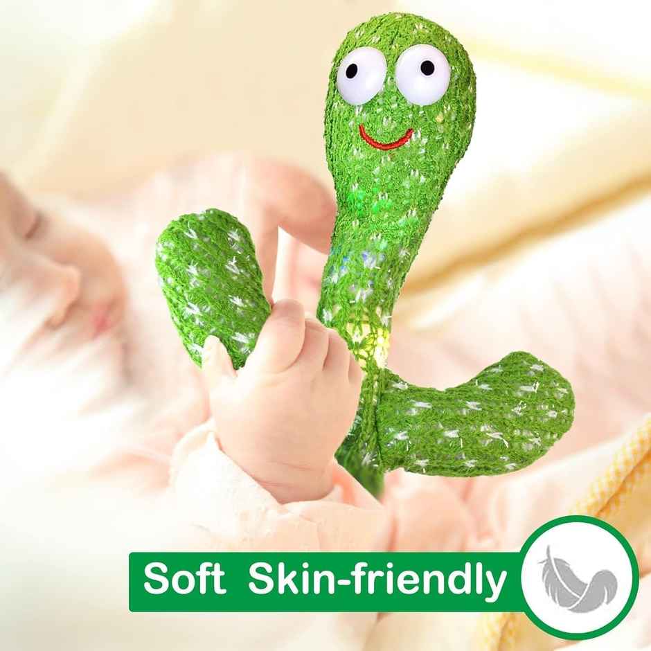 Storio Rechargeable Dancing Cactus Baby Toy | Talking & Singing Musical Toy
