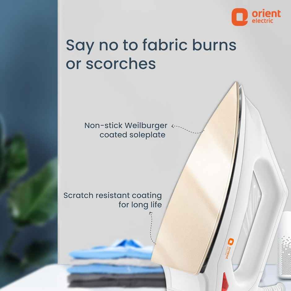 Orient Electric Fabrismooth 1000W Dry iron (Press)