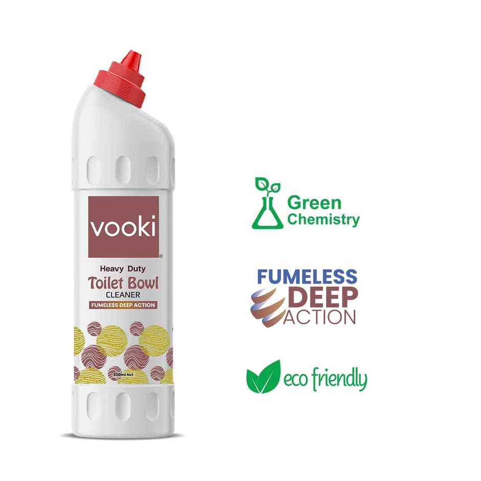 Vooki Heavy Duty Toilet Bowl Cleaner | Fumeless Deep Action Liquid