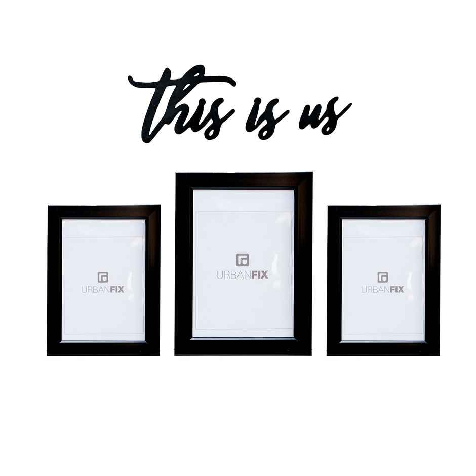 Urbanfix Photo Frame Set With This Is Us Cut Out