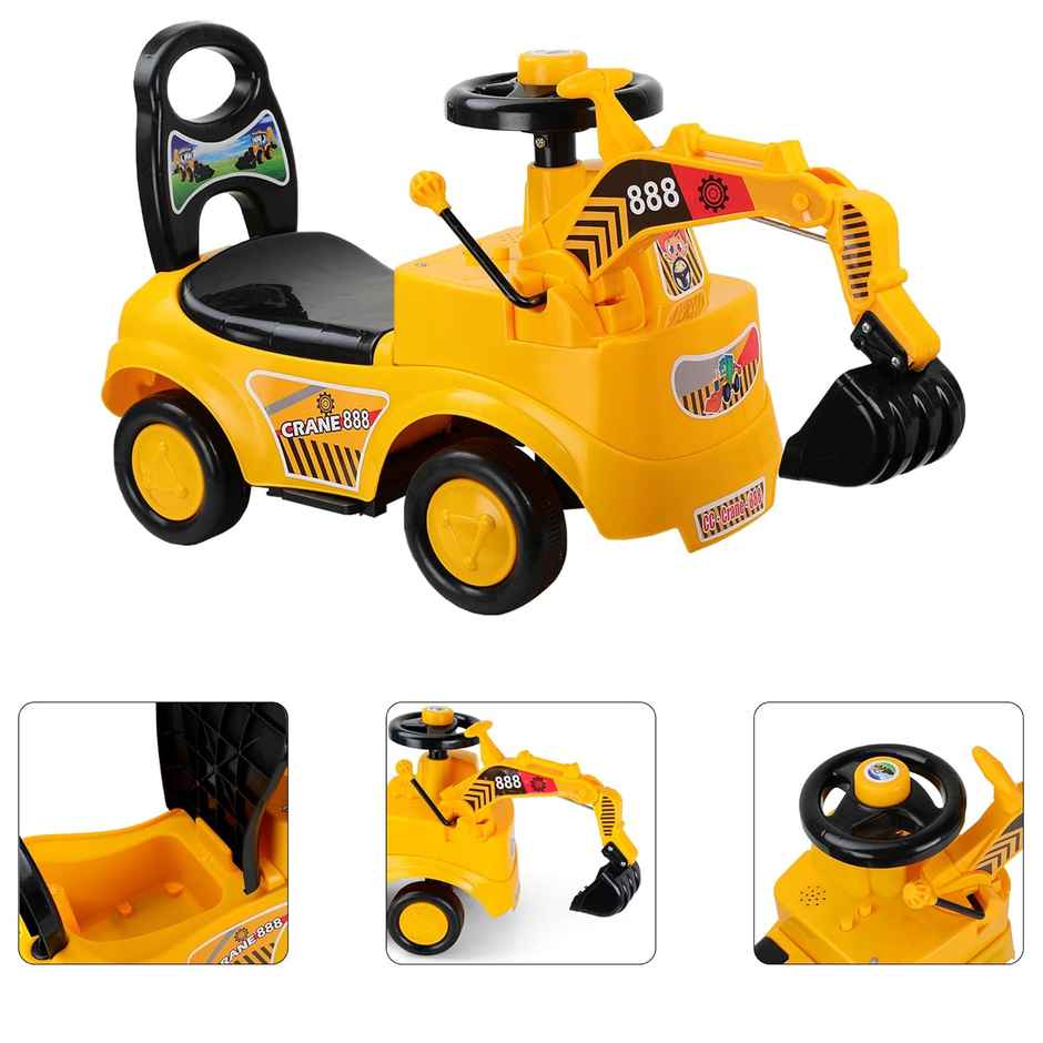 Webby Ride-on Baby Car with Music & Lights for Kids