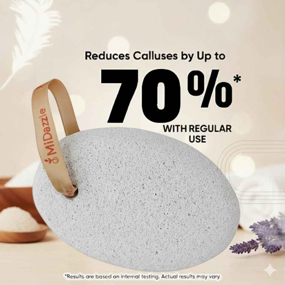 Midazzle Oval Shaped Pumice Stone | Medium | MIPS5104