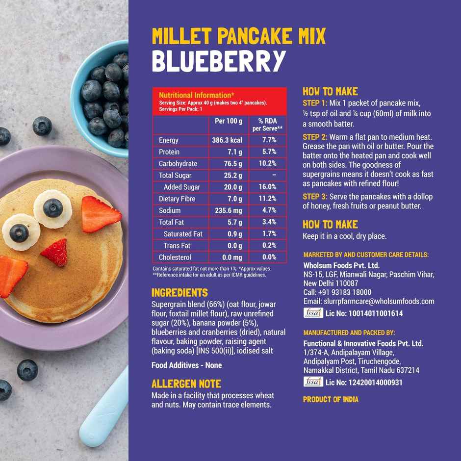 Mille Slurrp Farm Trial Pack Pancake Mix Combo