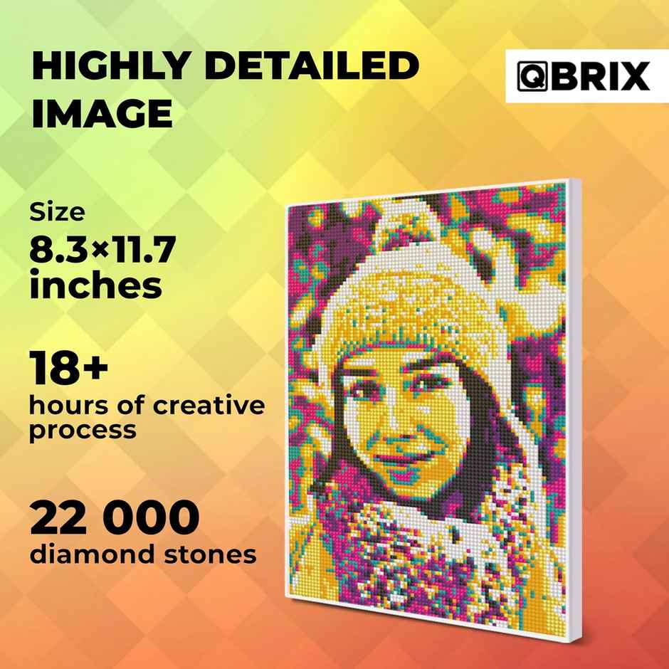 Custom Portrait Diamond Painting Kit Pop Art | DIY Couple Activity | Make Your Own Valentine Gift