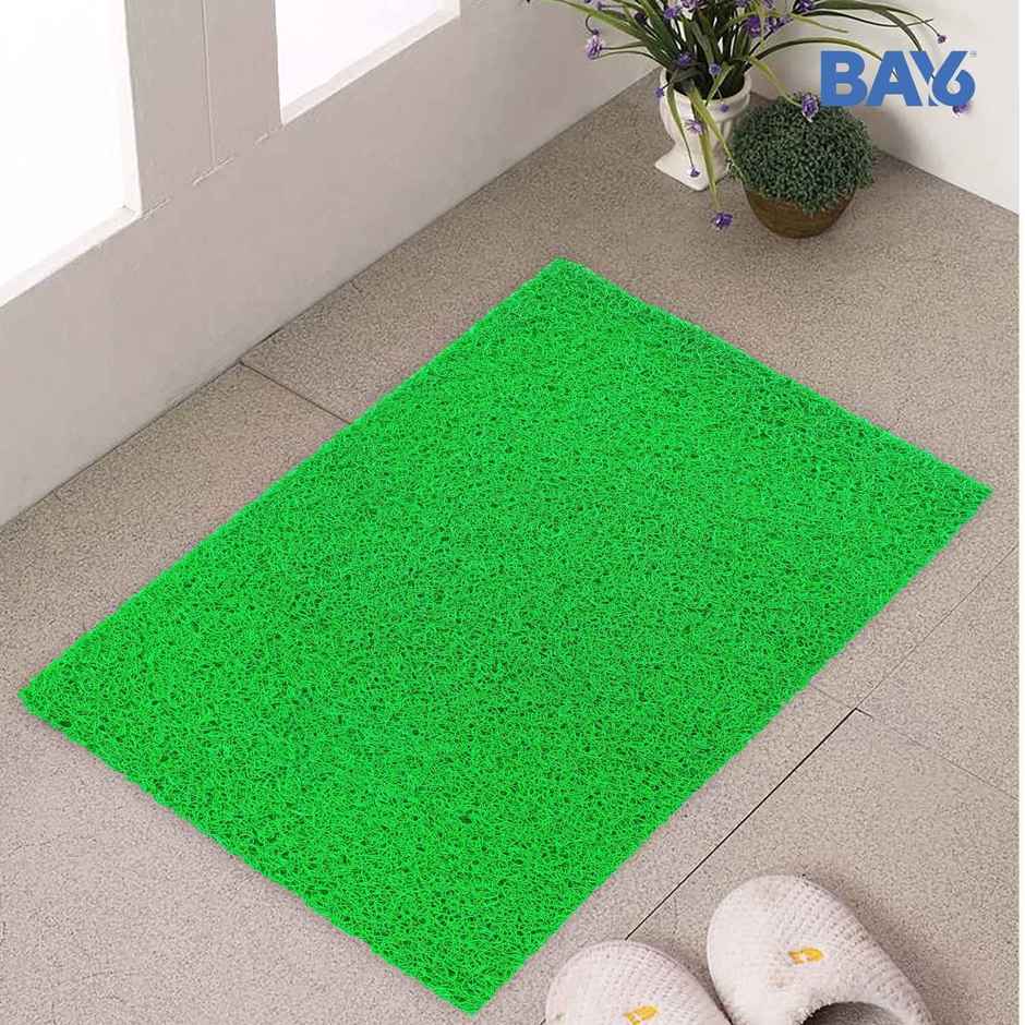 BAY6 PVC Anti-Skid Outdoor Mat - Green 35 x 60 cm