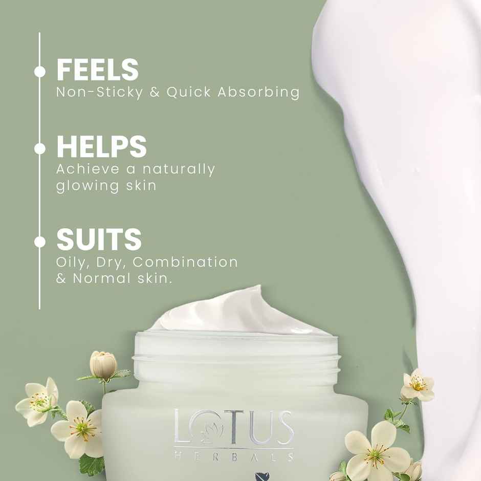 Lotus Herbals Whiteglow Skin Whitening & Brightening Gel Cream SPF 25 Pa +++