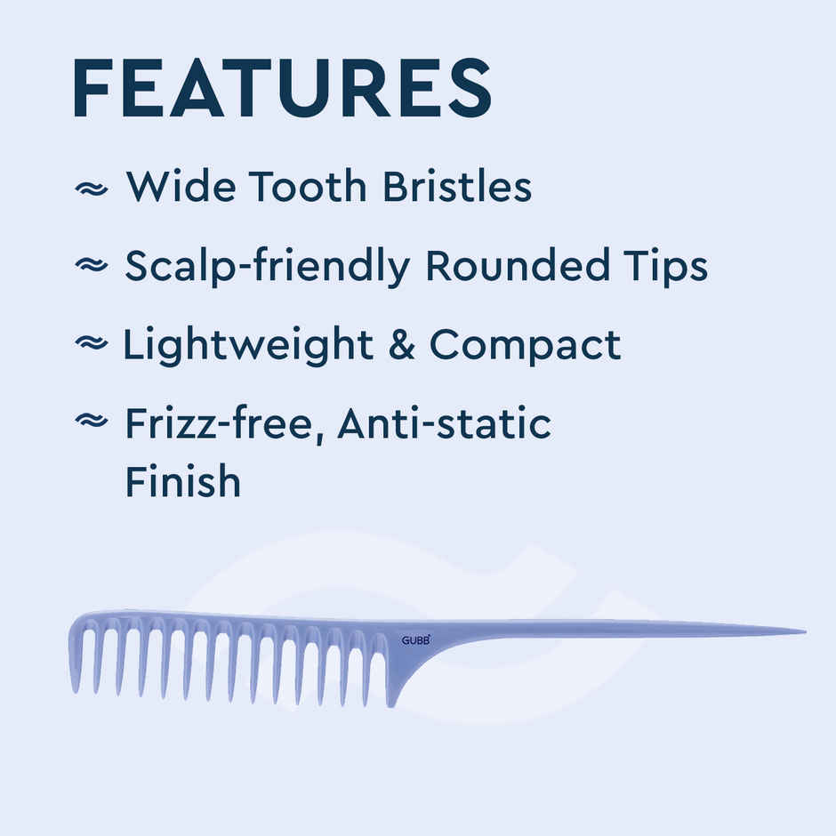 GUBB Pin Tail Hair Comb | Assorted