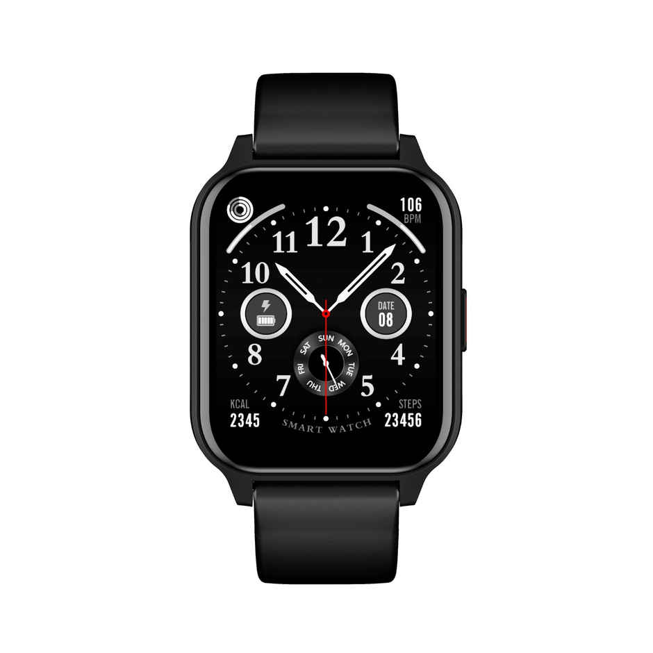 boAt Wave Magma Smartwatch | 1.96" HD Display, 100+ Sports Modes, IP68 Dust & Water Resistance | BT Calling - Charcoal Black