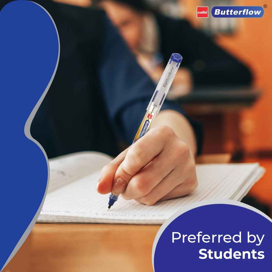 Cello Butterflow Classic Roller Pen With Refill