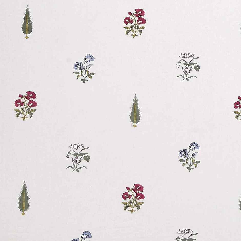 Haus & Kinder Garden of Joy Double Size Floral Bedsheet | 100% Cotton | 98 x 89 in