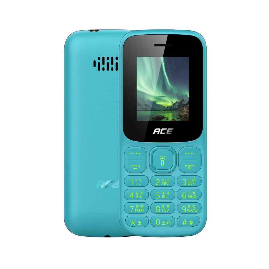 itel Ace 3 Shine Keypad Mobile | 1.8" Display | 1000 mAh Battery | Interstellar Blue