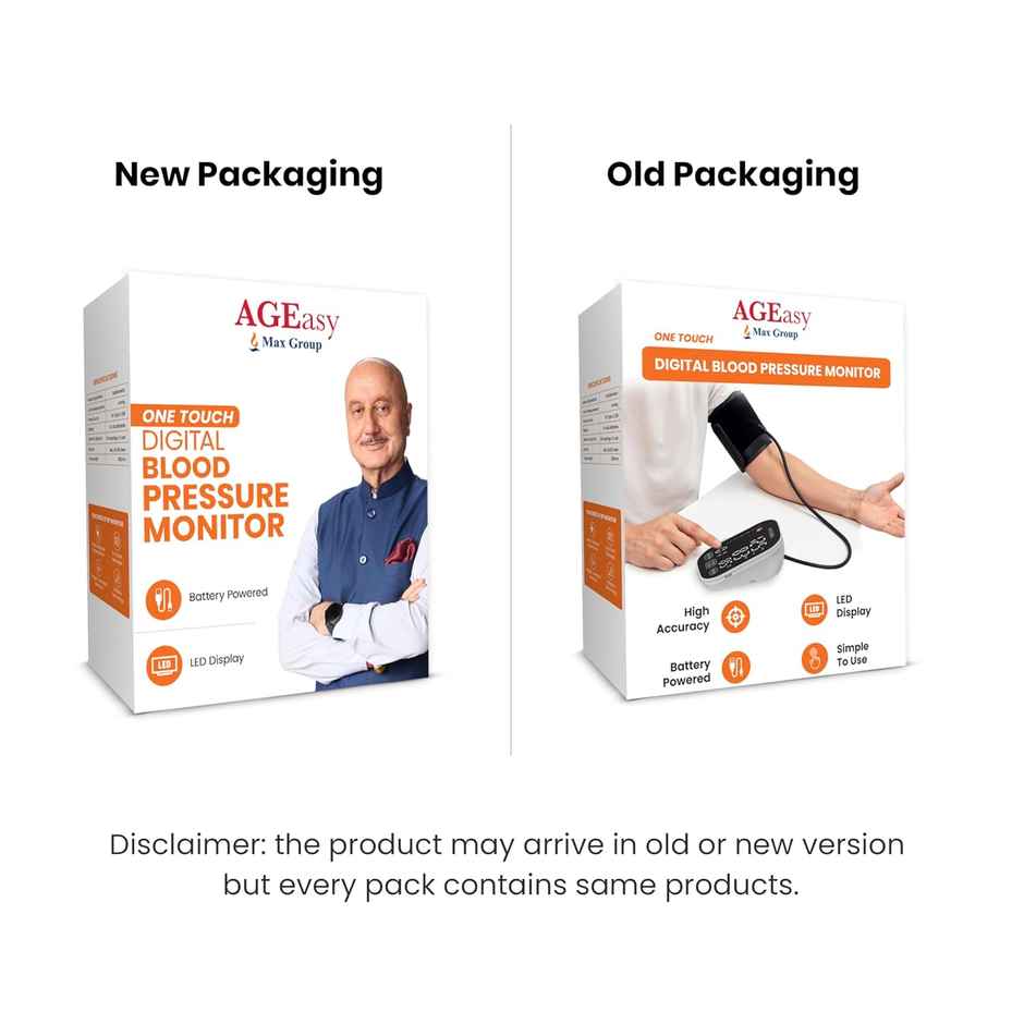 AGEasy Fully Automatic One Touch Digital Blood Pressure Monitor