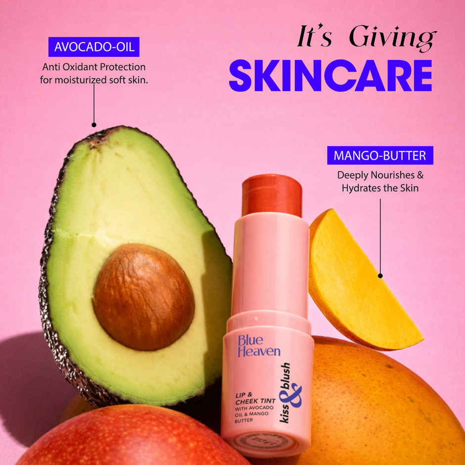 Blue Heaven Kiss & Blush Lip & Cheek Tint - Roasted Berry