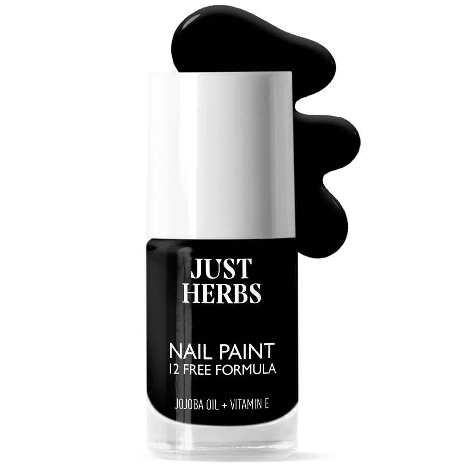 Just Herbs 12 Free Nail Paint-Midnight Magic-31 | Long-Lasting Shine
