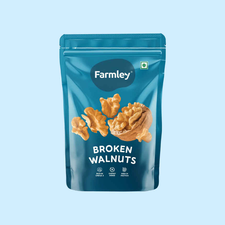 Farmley Premium Broken Chile Walnut Kernels (Akhrot)