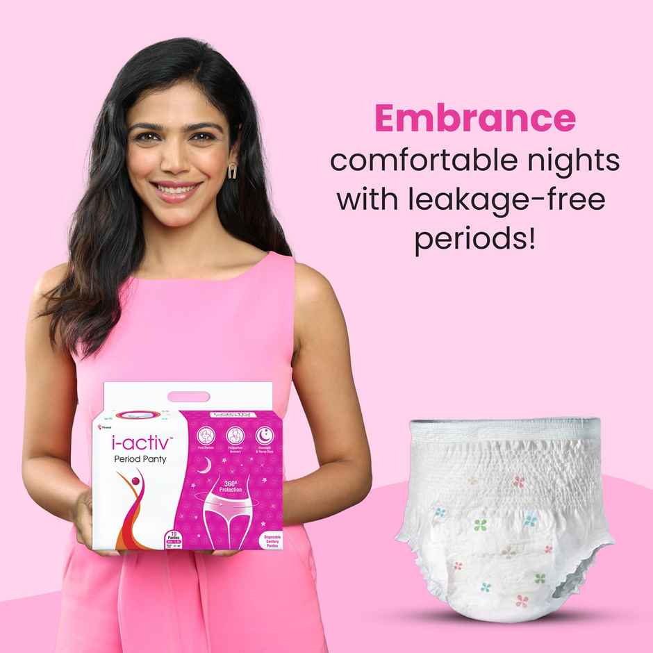 I-Activ Disposable Period Panties | L-XL