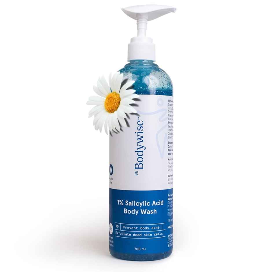 Be Bodywise 1% Salicylic Acid Bodywash | Prevents Body Acne | Exfoliates | Deep Cleanses